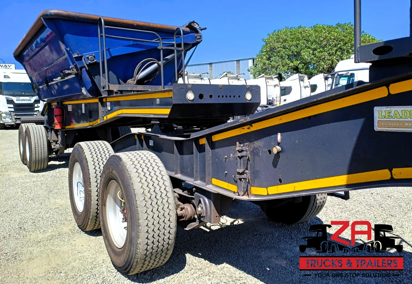 2021 LEADER 20 CUBE SIDE TIPPER TRAILER #53339